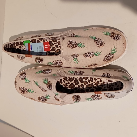 NWT - Keds - Pineapple - Canvas Slip on Sneaker/Loafer - Women's size 11 - Picture 9 of 14